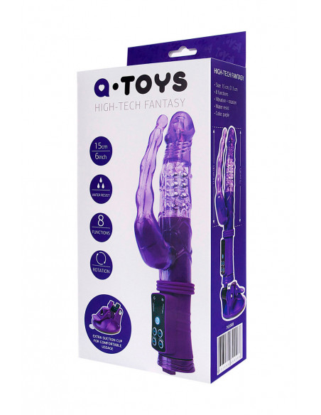 Вибратор-Кролик A-Toys by TOYFA High-Tech fantasy 15х3 см