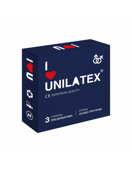 Unilatex Extra Strong №3 особо прочные презервативы