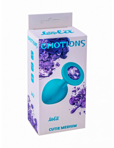 Анальная пробка Emotions Cutie Medium Turquoise...