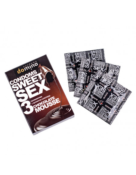 Domino Sweet Sex Chocolate mousse №3 презервативы оральные