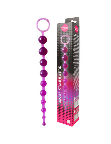 Цепочка анальная ANAL STIMULATOR ПВХ фиолетовый...