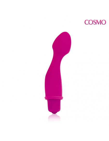 Мини-вибратор унисекс COSMO силикон /11,5х2,7 см/
