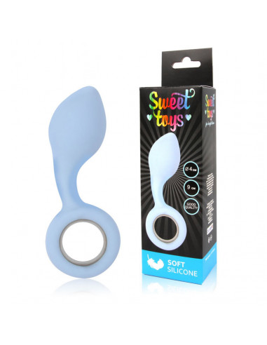 Анальная втулка Sweet Toys с кольцом силикон...