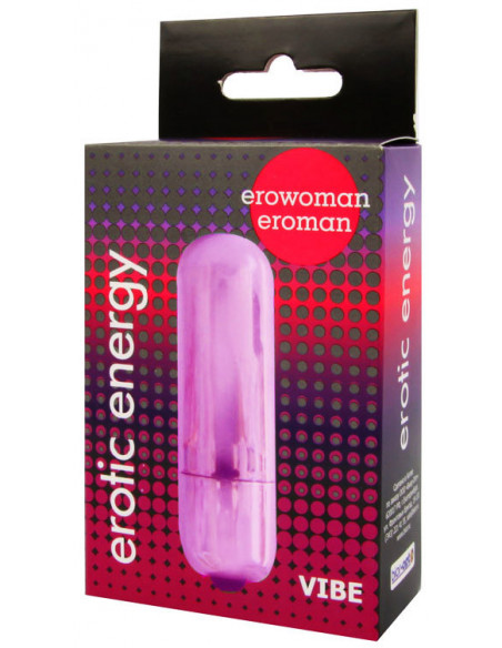 Вибропуля Erowoman-Eroman Erotic Energy Violet /6,2х1,8см/