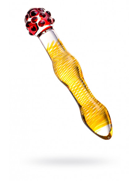 Фаллоимитатор двухсторонний Sexus Glass стекло /18см/