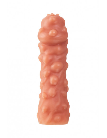 Насадка реалистичная с дополнительной стимуляцией KOKOS COCK SLEEVE L 17,6 см