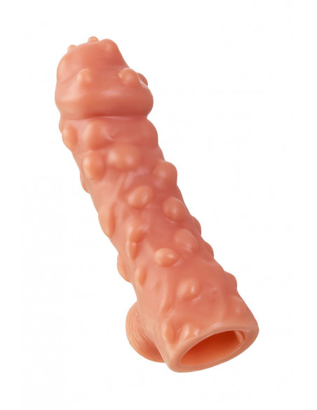 Насадка реалистичная с дополнительной стимуляцией KOKOS COCK SLEEVE L 17,6 см