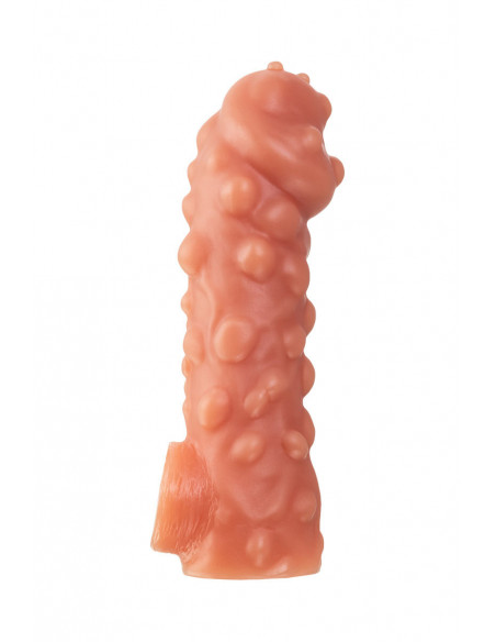Насадка реалистичная с дополнительной стимуляцией KOKOS COCK SLEEVE L 17,6 см