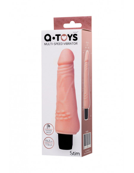 Реалистичный вибратор TOYFA A-Toys Multi-Speed /15,5см/