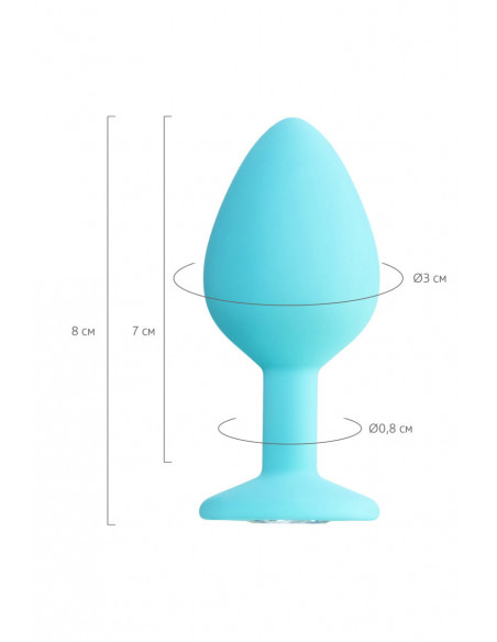 Анальный страз TOYFA ToDo Brilliant мятный 50г /8х3см/