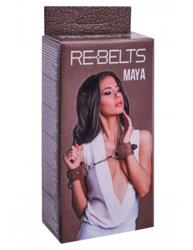 Наручники Rebelts Maya Brown натуральная кожа...