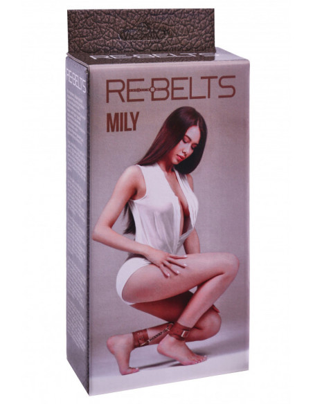 Поножи Rebelts Mily Brown натуральная кожа коричневые