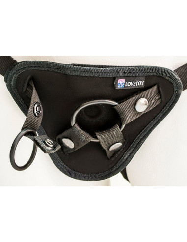 Страпон с двумя насадками UNI strap 6 Harness...