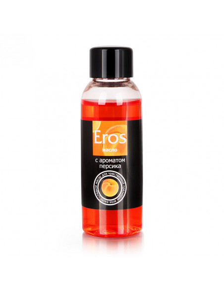 Возбуждающее и съедобное массажное масло Eros Exotic Персик 50 мл