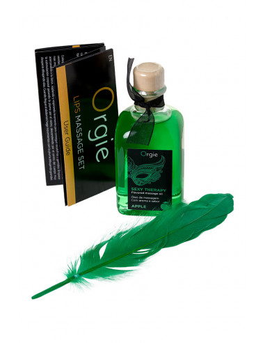 Массажное масло и Перо Orgie Sexy Therapy...