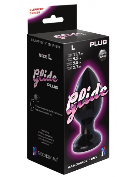 Анальная пробка BLACK MAGNUM 8 /11,2х6,1 см/