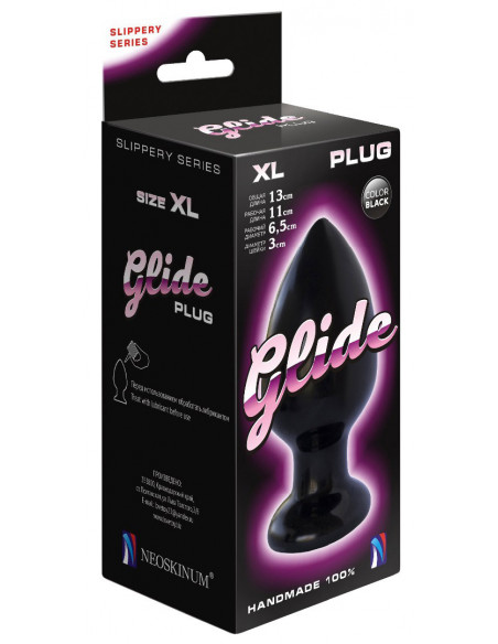 Анальная пробка black MAGNUM ХL 9 /13х6,5см/