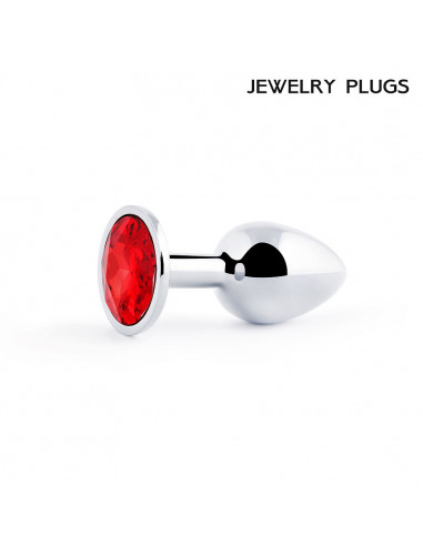 Анальный страз SILVER PLUG SMALL металл/стекло...