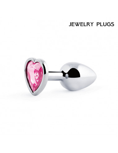 Анальный страз SILVER PLUG SMALL металл/стекло...