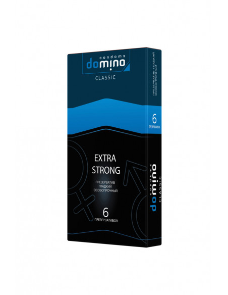 DOMINO CLASSIC Extra Strong №6 особо прочные презервативы