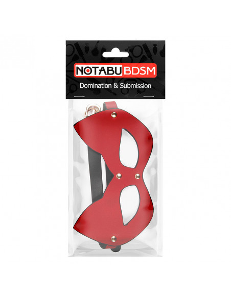 Маска Лисичка Notabu BDSM красная