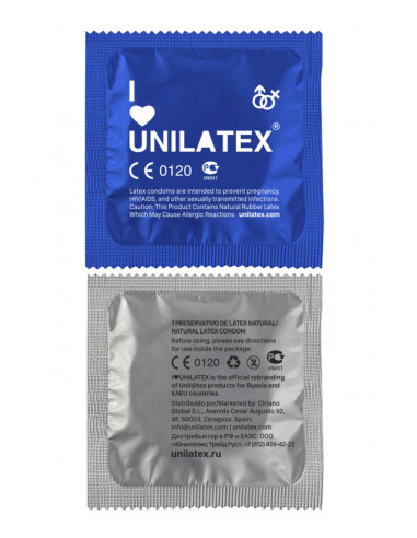 Unilatex Dotted №15 презервативы с точками