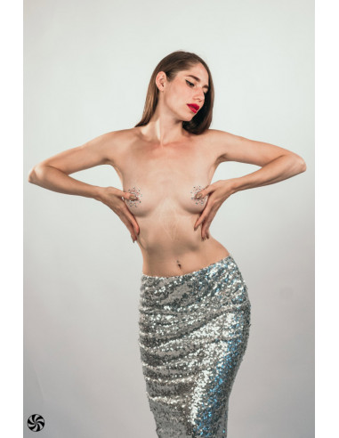 Наклейки на Грудь Burlesque Rowland White