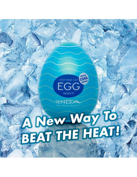 Tenga EGG WAVY SPECIAL COOL EDITION Яйцо-мастурбатор