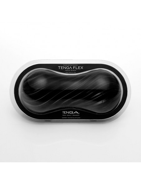 Мастурбатор Tenga FLEX Rocky Black /16,5 см/