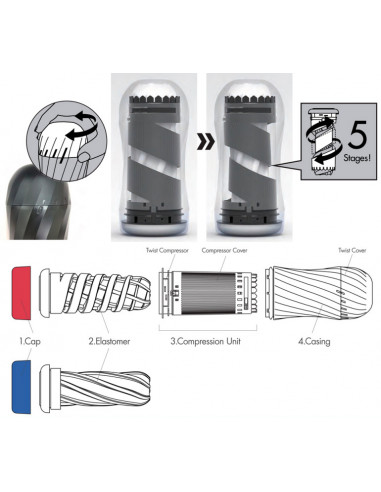 Мастурбатор Tenga AIR-TECH TWIST REUSABLE...