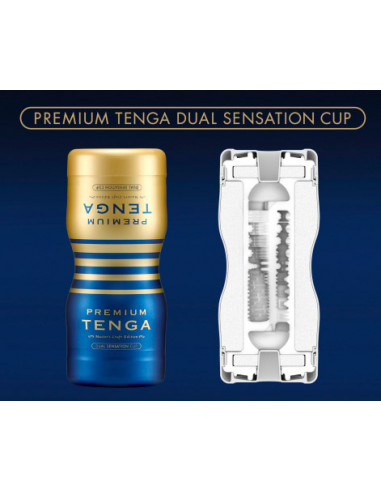 Мастурбатор PREMIUM TENGA DUAL SENSATION CUP