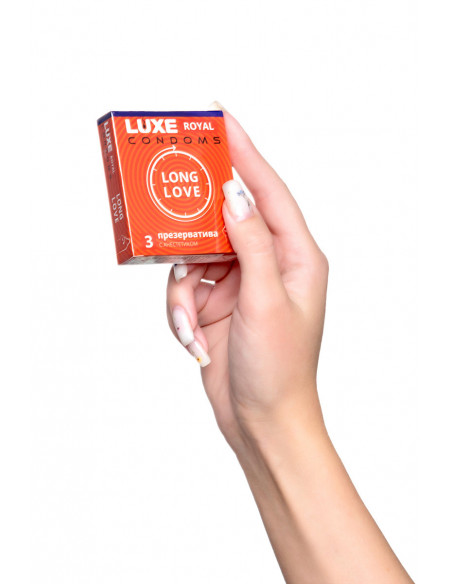 LUXE ROYAL Long Love №3 продлевающие презервативы
