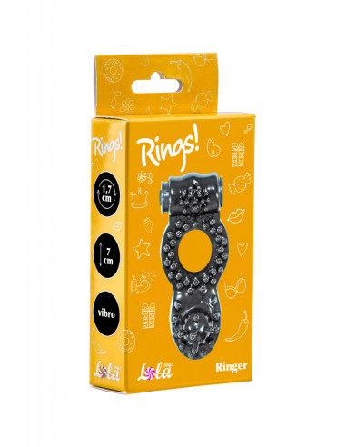 Эрекционное двойное виброкольцо на пенис Rings...