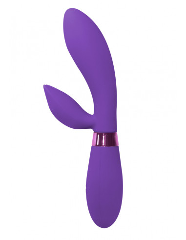 Вибратор-Кролик Indeep Leyla Purple /20,5x3,3см/
