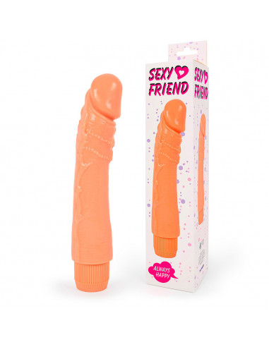 Вибратор реалистик Sexy Friend телесный /25х4,3см/