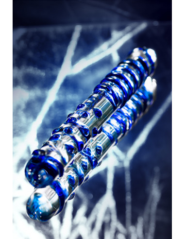 Двухсторонний фаллоимитатор Sexus Glass стекло...