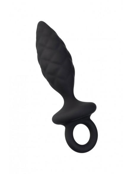 Анальная пробка Erotist Strob М-size силикон черная /13,5см/