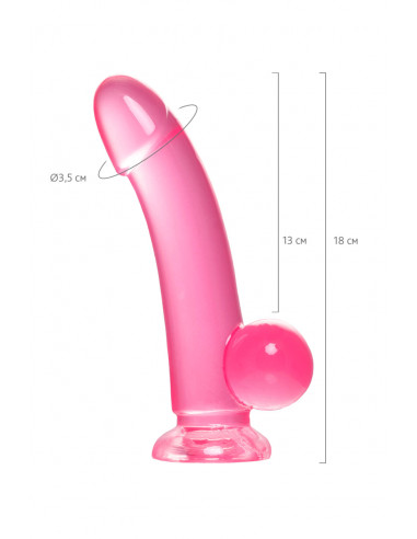 Фаллоимитатор A-Toys by TOYFA Fush розовый...