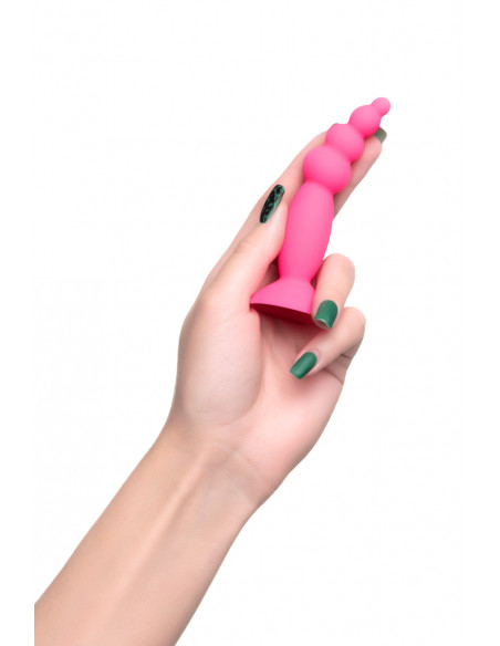 Анальная втулка A-Toys by TOYFA Hild силикон розовый /11х2,2 см/