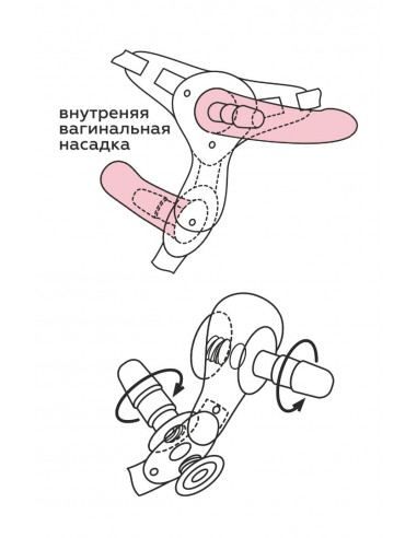 Анальная пробка-фаллос с коннектором на страпон...