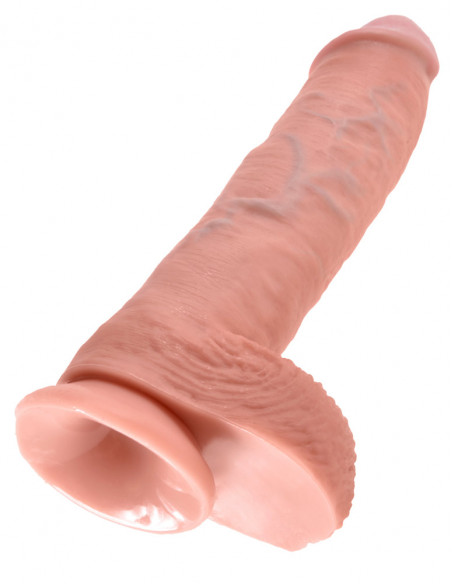 Фаллоимитатор King Cock 10" Cock with Balls - Light /25,4х5,1 см/