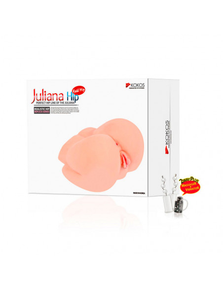 Мастурбатор KOKOS Juliana Hip c вибрацией и переминанием 2420 г 18х25х12 см