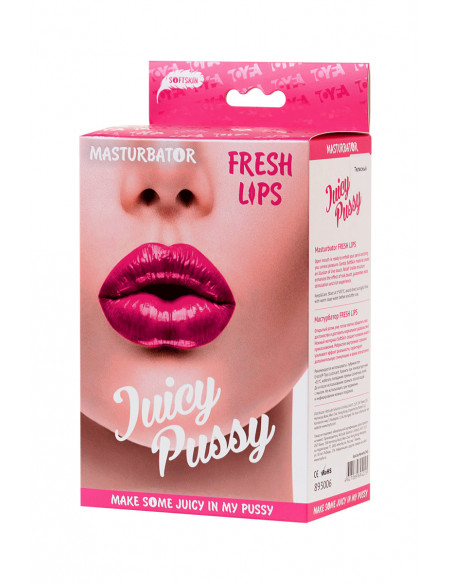 Мастурбатор- Ротик TOYFA Juicy Pussy Fresh Lips TPR телесный /14 см/