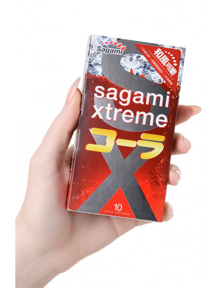 Sagami Xtreme Cola №10 ультратонкие презервативы с ароматом колы
