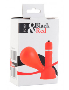 Помпа для сосков с вибрацией Black & Red by TOYFA 2