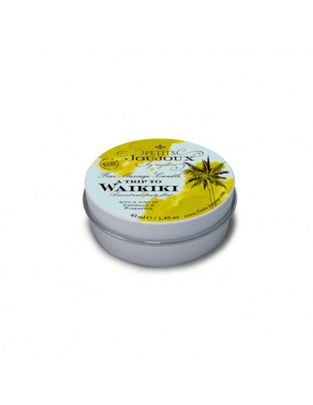 Массажная свеча PETITS JOUJOUX WAIKIKI BEACH Пина Колада 43мл