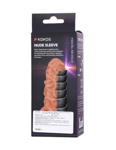 Фаллоувеличитель с открытой головкой KOKOS NUDE...