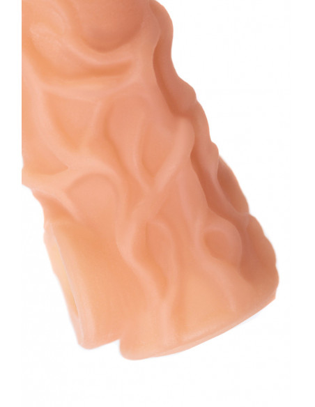 Фаллоувеличитель с открытой головкой KOKOS NUDE SLEEVE L 14 см
