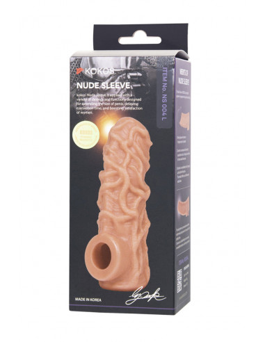 Фаллоувеличитель с открытой головкой KOKOS NUDE...