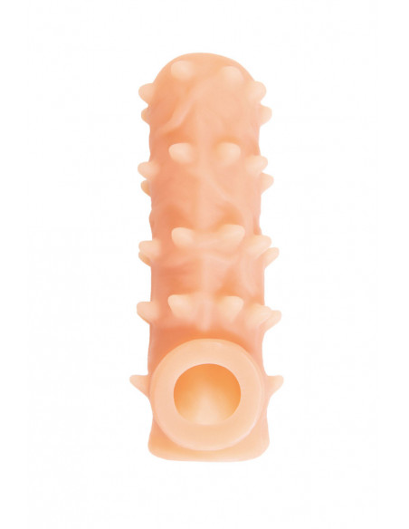 Фаллоувеличитель с открытой головкой KOKOS NUDE SLEEVE S 10 см